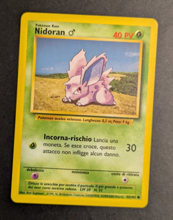 Pokemon TCG - Nidoran 55/102 Base Set - Italian LP - Image 1