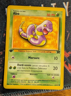 Pokemon TCG - Ekans (Abo) 56/82 - 1st Ed. Team Rocket - French - Image 1
