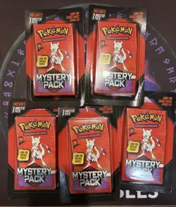Pokemon TCG Mewtwo Mystery Pack Chase Booster Pack MJ Holding 2025 Sealed - Image 1