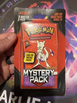 Pokemon TCG Mewtwo Mystery Pack Chase Booster Pack MJ Holding 2025 Sealed - Image 2