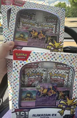 Pokemon TCG Scarlet & Violet 151 Alakazam ex Collection Booster Box New 4 Boxes - Image 1