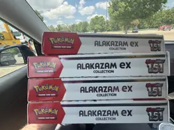 Pokemon TCG Scarlet & Violet 151 Alakazam ex Collection Booster Box New 4 Boxes - Image 2