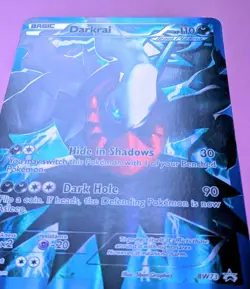 JUMBO Pokemon TCG Darkrai BW Black Star Promos BW73 Holo Promo Plasma - Image 3
