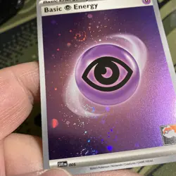 6 SWIRLS Pokemon Prize Pack Cosmo Holo Psychic Basic Energy SVE005 - Image 5