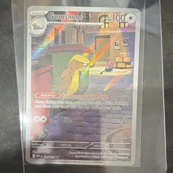 Pokemon Gumshoos 153/132 Me01: Mega Evolution Illustration Rare Holo 100 HP - Image 1