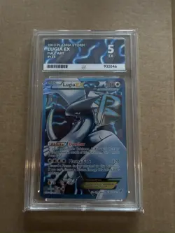Pokemon TCG ACE 5 Lugia EX 134/135 Full Art Ultra Rare Plasma Storm B&W 2013 - Image 1