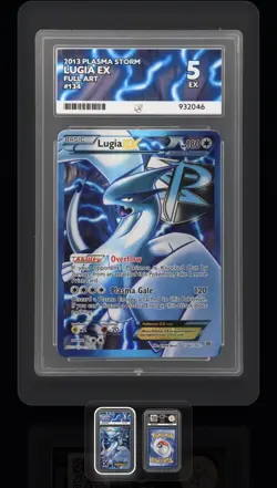 Pokemon TCG ACE 5 Lugia EX 134/135 Full Art Ultra Rare Plasma Storm B&W 2013 - Image 3