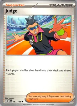Pokemon | SV10: Destined Rivals | Judge - | 167/182 | Normal | NM - Image 1