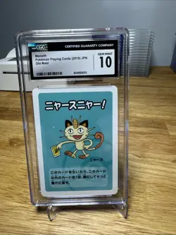 Pokemon CGC 10 Meowth Old Maid 2019 JPN - Image 1