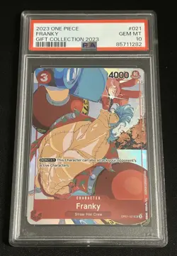 2023 One Piece Franky OP01-021 Gift Collection Promo - PSA 10 🔥 - Image 1