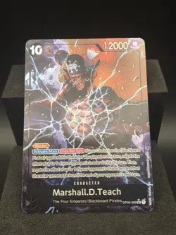 One Piece TCG Marshall D. Teach Alt Art OP09-093 Emperors in the New World NM - Image 1