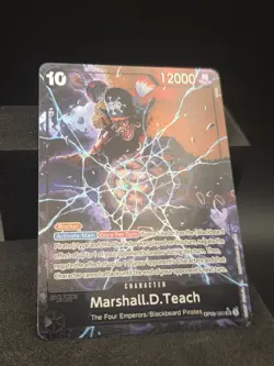 One Piece TCG Marshall D. Teach Alt Art OP09-093 Emperors in the New World NM - Image 2