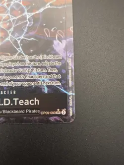 One Piece TCG Marshall D. Teach Alt Art OP09-093 Emperors in the New World NM - Image 3