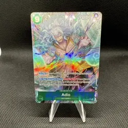 Adio (Parallel) OP09-023 One Piece Emperors in the New World Foil Alt Art - Image 1