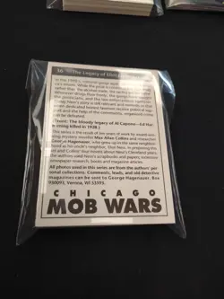 1993 Chicago Mob Wars 36 Card Set - Image 1