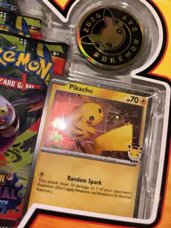Pokemon TCG 2026 Pokemon Day Collection box Sealed - Pikachu Fart Swirl 💫 - Image 5