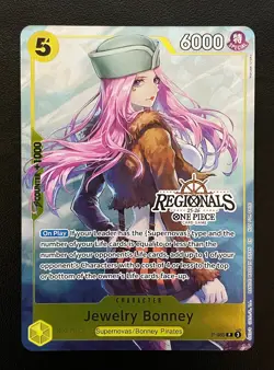 Jewelry Bonney P-085 Promo Regionals Textured Chase One Piece Card English MINT - Image 1