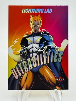 Fleer Ultra Superman LIGHTNING LAD Ultrabilities Insert #29 - Image 1