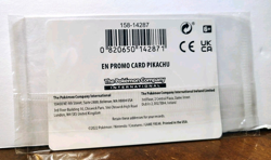 POKEMON PIKACHU 028/078 HOLO RARE POKEMON GO STORE PROMO CARD SEALED - Image 2