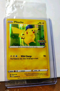 POKEMON PIKACHU 028/078 HOLO RARE POKEMON GO STORE PROMO CARD SEALED - Image 3