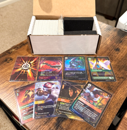 Riftbound TCG 180+ BULK Card Lot Common Uncommon Rares Epics Runes Foils w/ Box - Image 1