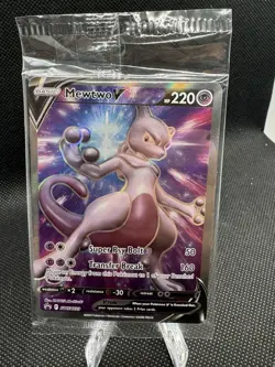 Mewtwo V SWSH229 SWSH: Sword & Shield Holo Sealed Promo Pokemon Card Sealed NM - Image 1