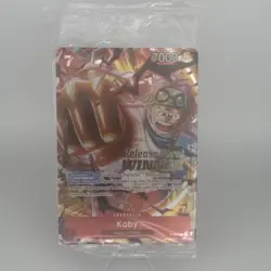 Bandai One Piece Card Game Koby P-092 Foil 7000 Power Release Event Winner - Image 1