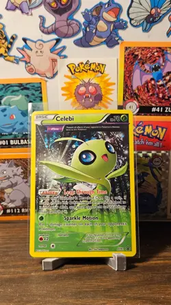 Celebi - XY93 - Ancient Trait - XY Black Star Promo Pokemon Card -lightly played - Image 1