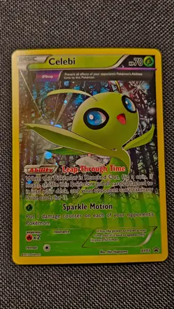 Celebi - XY93 - Ancient Trait - XY Black Star Promo Pokemon Card -lightly played - Image 2