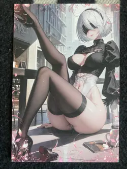 Matchmaker 2 Spicy Waifu A5 Size Card Board 2B Nier:Automata Heel - Image 1