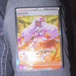Pokemon Jacinthe Full Art Trainer Supporter POR Holo Card #122/088 - Image 1