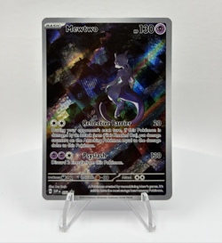 Pokemon TCG Mewtwo 052 Scarlet & Violet Promo Full Art Holo Card - Image 1
