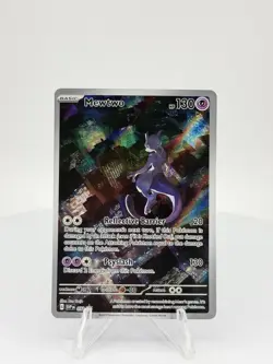 Pokemon TCG Mewtwo 052 Scarlet & Violet Promo Full Art Holo Card - Image 4