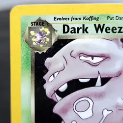 Dark Weezing 14/82 Holo Team Rocket Pokemon Card WOTC Rare Vintage NM TCG ⭐ - Image 3