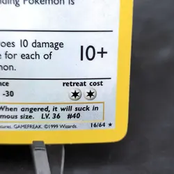 Wigglytuff Holo Jungle 16/64 Pokemon Card LP+Crease 1999 WOTC Vintage TCG - Image 5