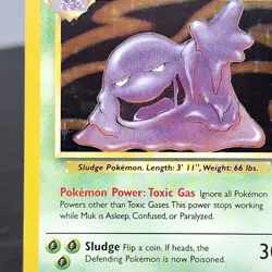 Muk 13/62 Fossil Holo Rare Pokemon Card WOTC Unlimited NM Vintage 1999 ⭐ - Image 2