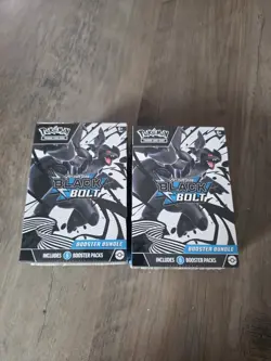 2X Factory Sealed Pokemon TCG: Scarlet & Violet Black Bolt Booster Bundle - Image 1