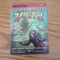 MTG Green Sun’s Zenith 0127 Showcase Edge of Eternities Special Guests Reg - Image 1