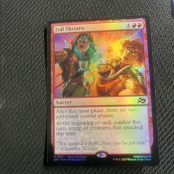 MTG - Full Throttle - Aetherdrift - #127 Rare NM Foil - Image 1