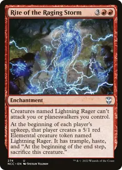 Rite of the Raging Storm [Streets of New Capenna Commander] Near Mint - Image 1