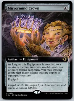 Mirrormind Crown (Extended Art) R Lorwyn Eclipsed 381 NM - Image 1