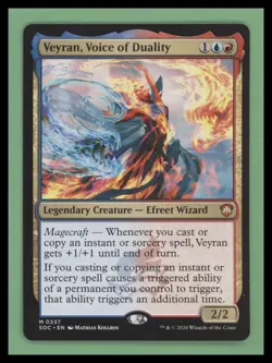 Veyran, Voice of Duality - Secrets of Strixhaven - NM-Mint - MTG - Image 1