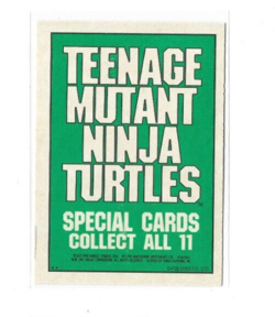 1990 O-Pee-Chee Teenage Mutant Ninja Turtles Movie Special Inserts #2 Shredder - Image 2