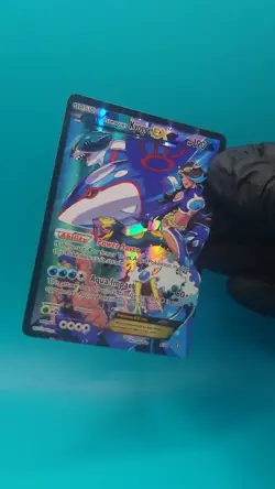 Pokemon Card - Team Aqua's Kyogre Ex - XY Double Crisis - Full Art 6/34 - NM-LP - Image 2