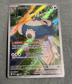 Pokemon TCG Snorlax 051 SV Scarlet & Violet Promo Card Holo - Image 1