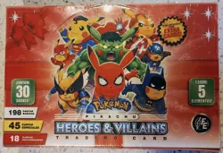 2025 PIKACHU HEROS & VILLAINS FullBOX - 30 SEALED PACKS Peru Edition - Image 3