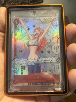 Nami OP01-016 Manga Alt Art ONE PIECE Card The Best Japanese Comic Parallel JP - Image 1