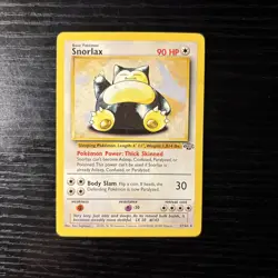 Pokemon Jungle Snorlax Card 27/64 Regular Rare Non-Holo - Image 1