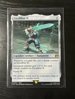 Excalibur II Final Fantasy MTG Rare Regular Card #257 - Image 1