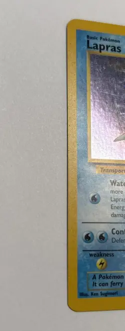 Lapras 10/62- Fossil Unlimited Pokemon Card Holo Rare - LP - Image 5
